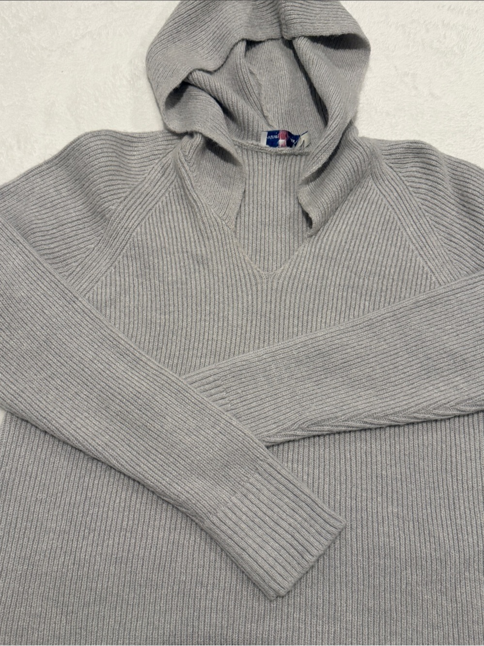 Vineyard Vines Hooded Ribbed Knit Sweater